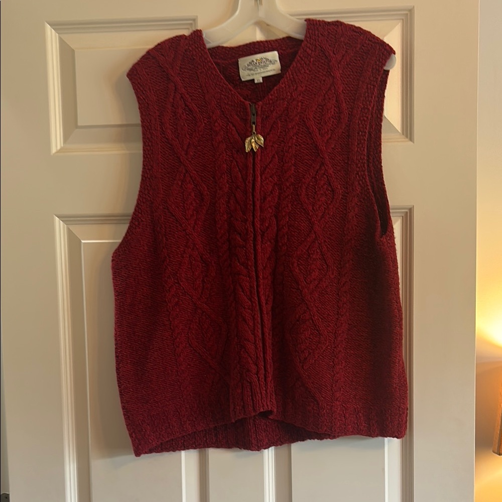 Susan Bristol Red Vest Jacket